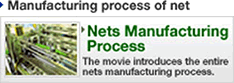 Manufacturing process of net